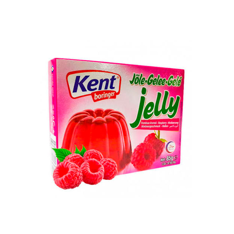 Gelatina Kents sabor frambuesa