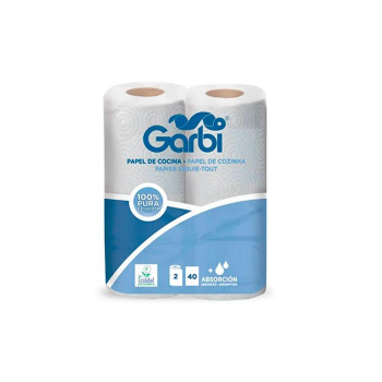 Papel de cocina absorción - 2uni